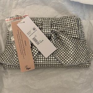 Glamorous EVER NEW Jolene Jewel Bow Clutch